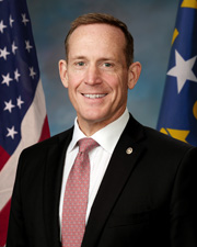 Senator Ted Budd (Official U.S. Senate photo by John Shinkle)