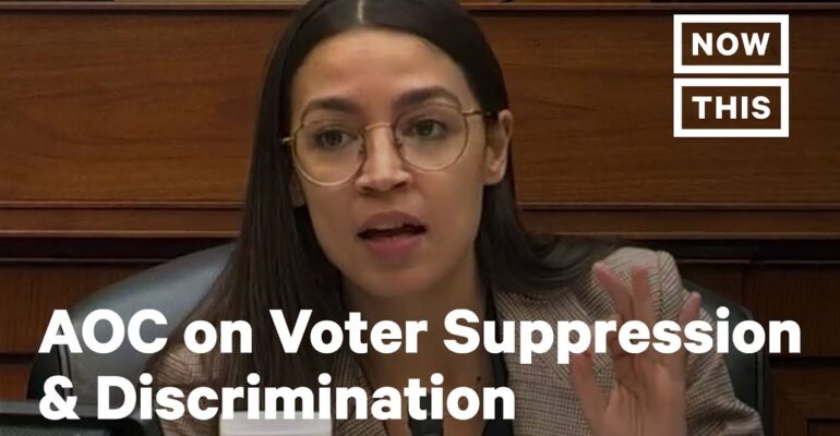 AOC Shines A Light on Black Voter Suppression & Discrimination | NowThis